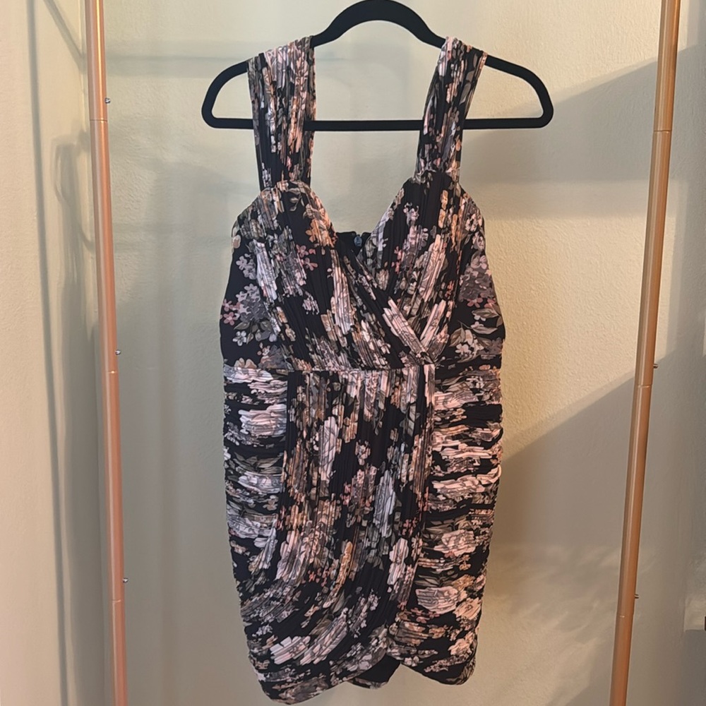 Lavish Alice Black and Pink Mini Dress